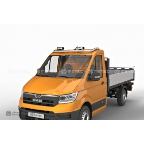 Takbøyle, VW Crafter/ TGE '18-, m/feste for 4 ekstralys, rustfri (H1 roof)