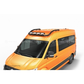 Takbøyle, VW Crafter/ TGE '18-, m/feste for 4 ekstralys, sort (H2 roof)