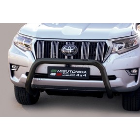 Frontbøyle Toyota Land Cruiser 150 18+  Ø 76mm (black) (passer med ACC)