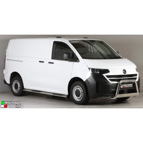 Oval stigtrinn m/step, VW Transporter T7 '25- (L1), rustfri