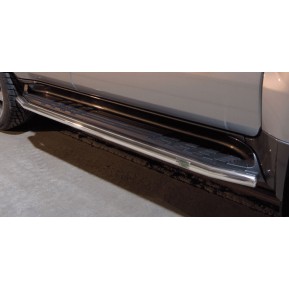 Stainless steel side bars - Toyota Land Cruiser 120 (2002 - 2009)