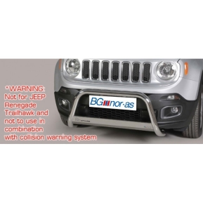 Frontbøyle Jeep Renegade 14-17  Ø 63mm (black)