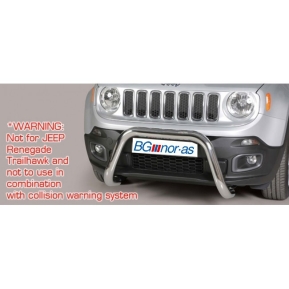 Frontbøyle Jeep Renegade 14-17  Ø 76mm (black)