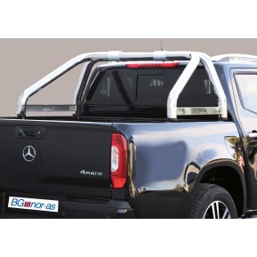 Roll Bar Mercedes X-class 76mm Rustfri / Crom