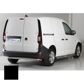 Stigtrinn m/step, Volkswagen Caddy '21- (SWB/Kort akselavst.), Oval, sort p