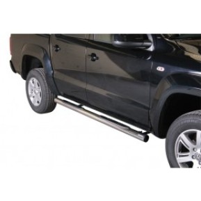 Kanalrør med trinn Ø= 76mm  VW Amarok 10+ SVART