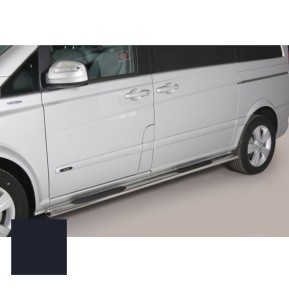 Stigtrinn, Oval m/step, Mercedes Benz Vito '14- (kort akselavstand), sort