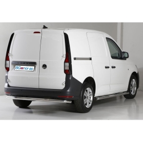Støtfanger beskyttelse, bak, Volkswagen Caddy '21-, 63mm, rustfri