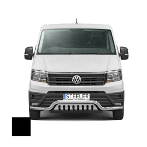 Støtfanger Rør Nedre, VW CRAFTER 2017 -, d70mm, sort