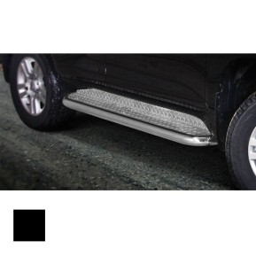 Stigtrinn, TOYOTA LAND CRUISER 150 2010 - 2013, d70mm, sort