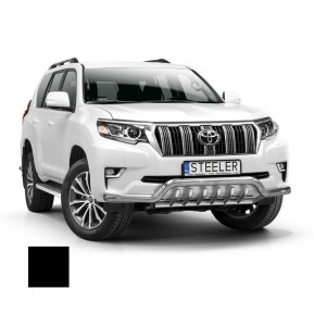 Støtfanger Rør Nedre, TOYOTA LAND CRUISER 150 2017 -, d70mm, sort
