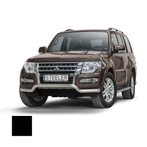 Støtfanger Rør Nedre, MITSUBISHI PAJERO 2014 -, d70mm, sort