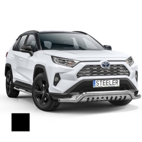 Støtfanger Rør Nedre, TOYOTA RAV4 2018 -, d70mm, sort