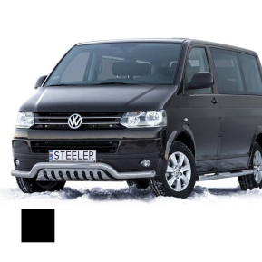 Støtfanger Rør Nedre, VW T5 2003 - 2010 - 2015, d70mm, sort