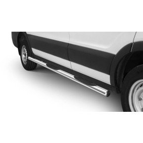 Stigtrinn m/step, Ford Transit (L2) '19-, 70mm, rustfritt
