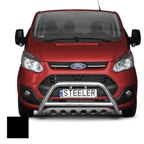 Frontbøyle, FORD TRANSIT CUSTOM 2012 - 2018, d70mm, sort