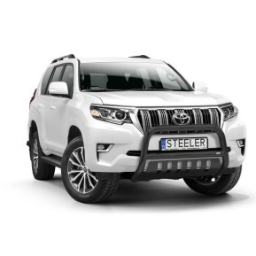 Frontbøyle, TOYOTA LAND CRUISER 150 2017 -, d70mm, sort