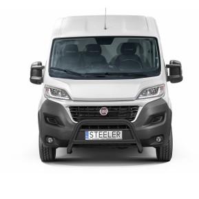 Frontbøyle, FIAT DUCATO 2006 -  d70mm, sort (Passer også 2016-)