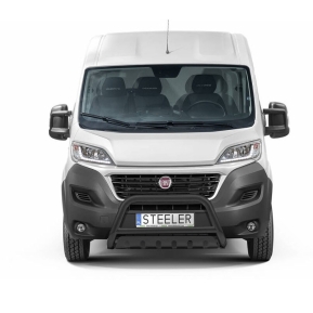 Frontbøyle, FIAT DUCATO 2006 - , d70mm, sort (Passer også 2016-)
