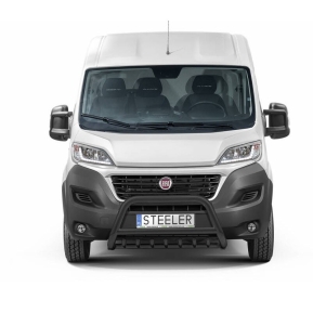 Frontbøyle, FIAT DUCATO 2006 - , d70mm, sort (Passer også 2016-)