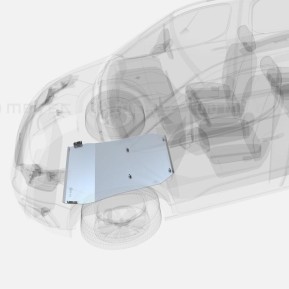 Skid plate, engine, AL Citroen Berlingo / Partner 18+