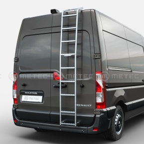 Rear ladder, polish. H2 roof Renault Master 10+ / Opel Movano 10+