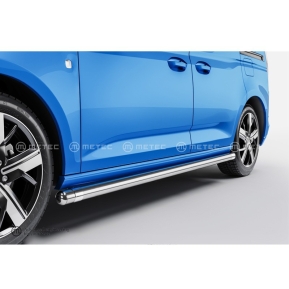 Kanalrør, VW Caddy 20-  rustfritt stål, 60 mm wheelbase L2