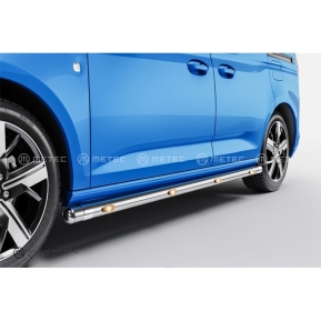 Kanalrør, VW Caddy 20-  rustfritt stål, 60 mm wheelbase L2 LED