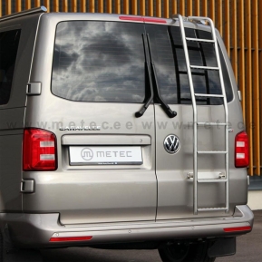 Rear ladder H1 roof VW T5/T6  polert rustfri ML I