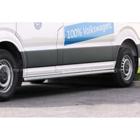 Kanalrør, MAN TGE/VW Crafter 2017-19  rustfritt stål, 60 mm wheelbase L2