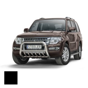 Frontbøyle, MITSUBISHI PAJERO 2007 - 2014 -, d70mm, sort