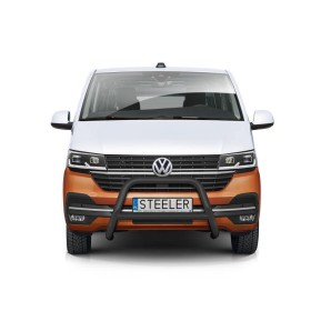 Frontbøyle, Volkswagen Transporter T6.1 '19-, 70mm, sort (Passer ikke ACC