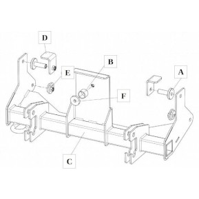 Mountingbracket for MITSUBISHI L-200 2015-