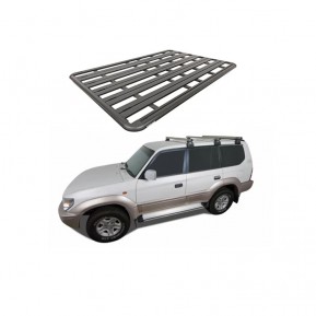 Plattform roof rack kit,svart,Toyota Landcruiser 90,4d,1928x1376, takren fo