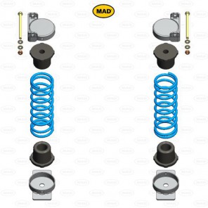 MAD Hjelpefjærer bak Toyota Hilux '15-