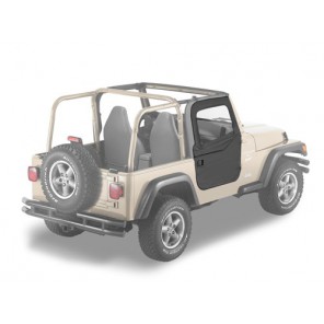 Bestop 2-piece soft-top dører Jeep TJ 96-06 Black