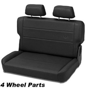 Bestop Trailmax II Rear Bench with neck support Black Denim