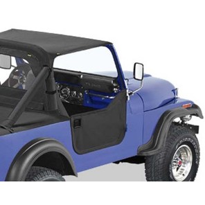 Bestop halvdører Jeep YJ sort denim