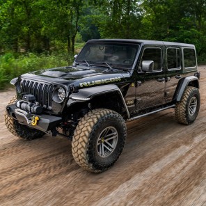 Hyperform Flat Style skjermbreddere Bushwacker Jeep Wrangler JL