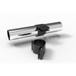 Lykteklammer 76 mm,sort  (1 stk)