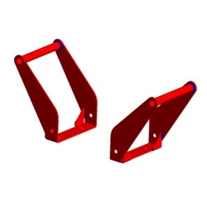 HANDLES FOR MULTIMOUNT IN CONJUNCTION WITH WARN ZEON, TABOR & EVO (2-PIECES)