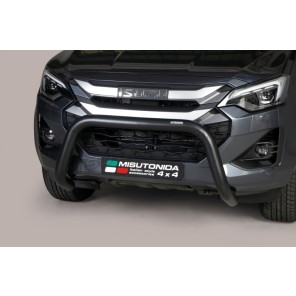 Frontbøyle, Isuzu D-Max '24-, 76mm, sort pulverlakk