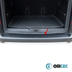 Lastebeskyttelse på bakre støtfanger Citroen Berlingo '19- (ABS,sort matt)