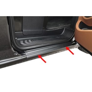 Innstegslister fordører MB Vito W447 sort ABS