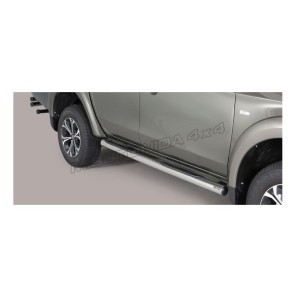 Kanalrør med trinn, Fiat Fullback D/C, '16-, rustfritt, 76 mm