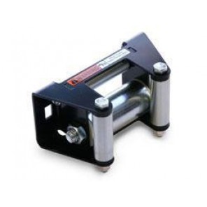 Roller fairlead for use with plow