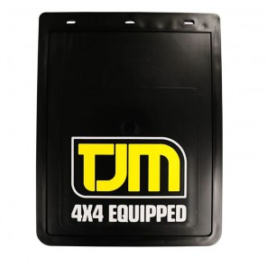 TJM skvettlapp m/logo, 335mm x 280mm/Mudflap w/logo