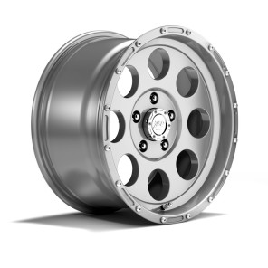 9x17 Wheel  ET+16, silver,TÜV godkjent opp til 35