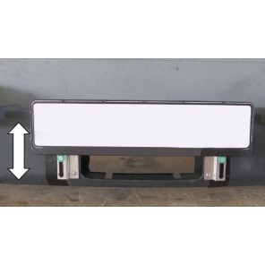 Universal skiltplate, skjulte og avtakbare vinsjfester