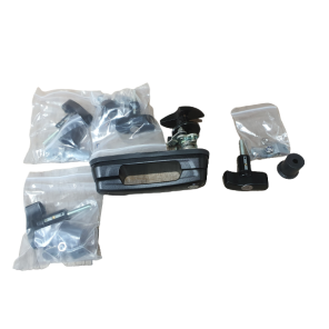 HANDLE & LOCK SET, 5 pcs, uten sentrallås på bakluke